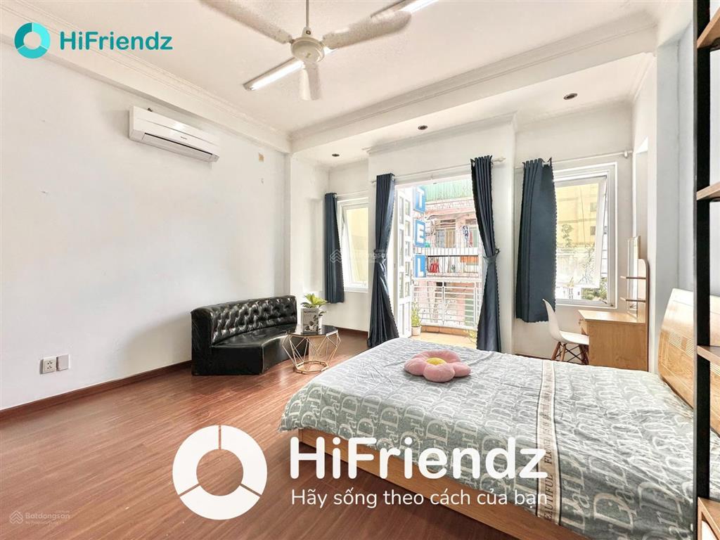 Cho thuê phòng studio ban công  thang máy  full nội thất  gần công viên gia định  khu sân bay