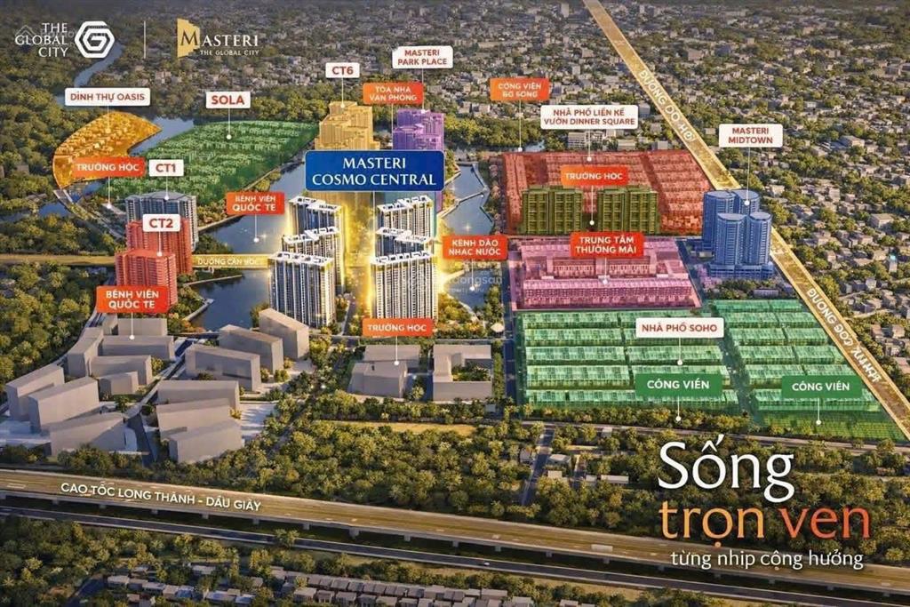 Căn 1pn view trực diện nhạc nước giá tốt nhất tại the global city hcm