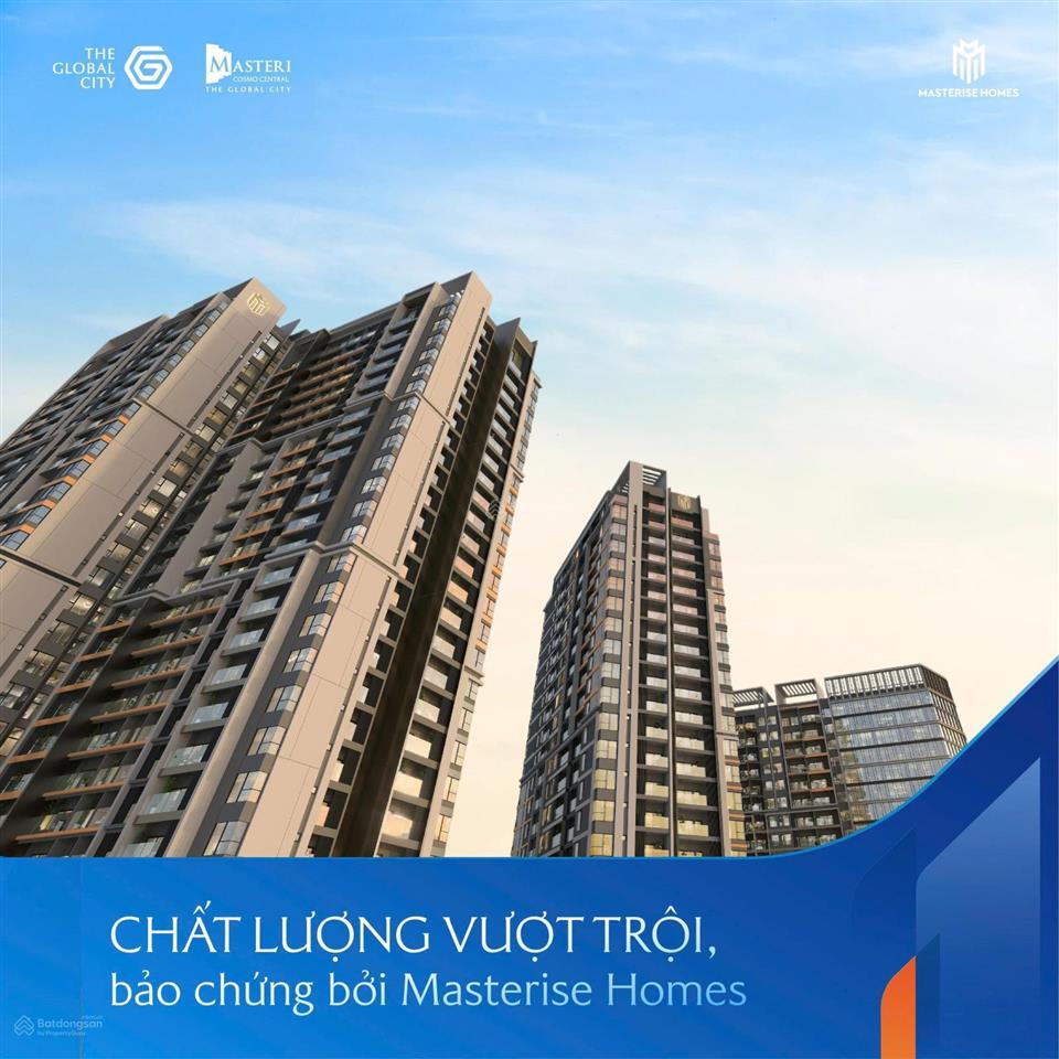 Masteri cosmo central  căn 1pn 6,450ty giỏ hàng độc quyền giá tốt ưu đãi 16,5%