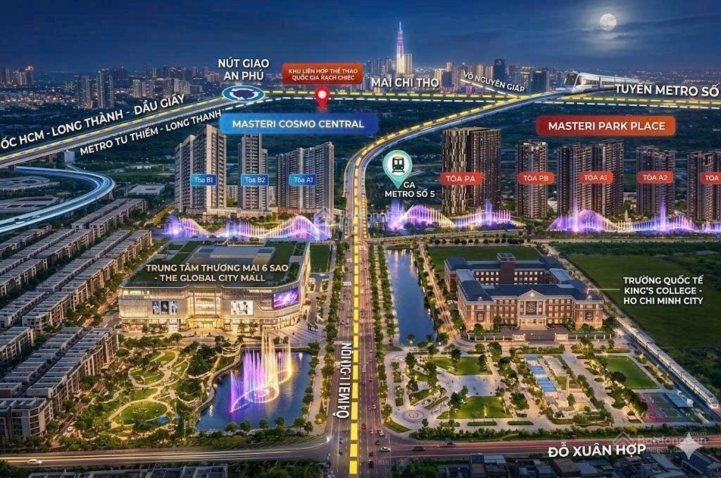The global city  masteri cosmo central căn 2pn giá tốt giỏ hàng
