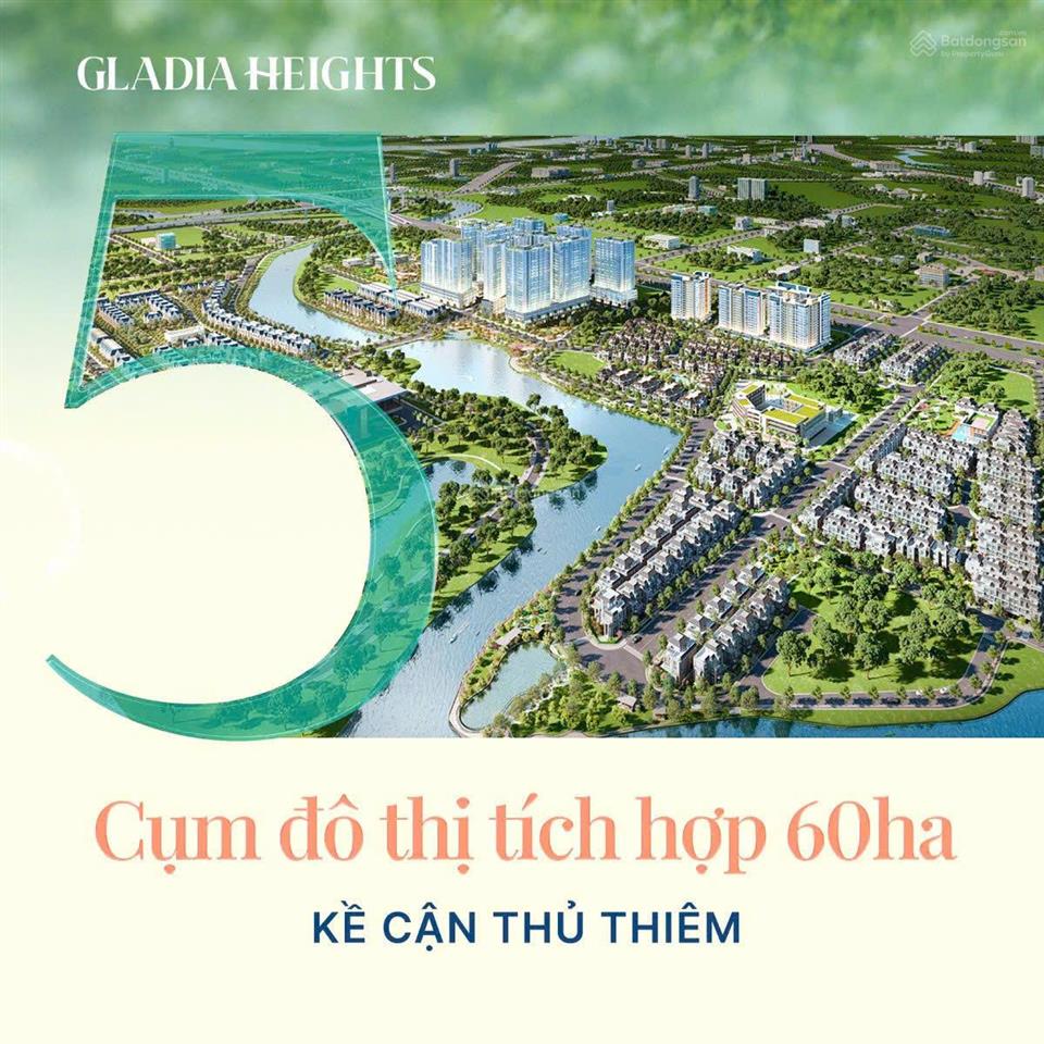 Gladia heights  khang điền & keppel chính thức nhận booking 83tr/m2