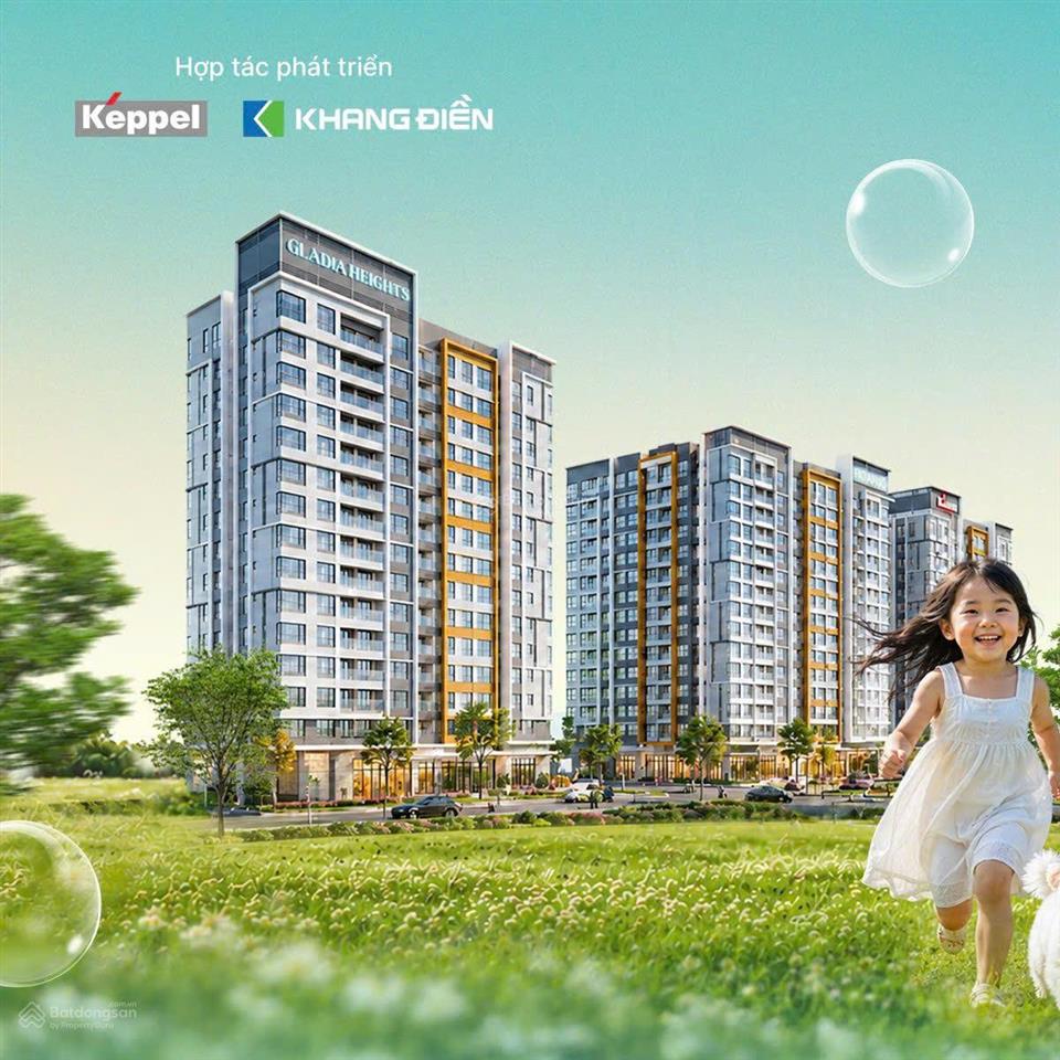 Gladia heights  căn hộ 2pn tầng cao vị trí liền kề ngay thủ thiêm giá chỉ 83tr/m2
