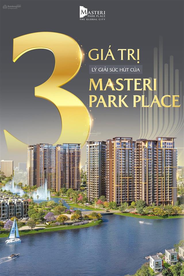 The global city  masteri park place căn 1pn giá tốt 6,5 tỷ