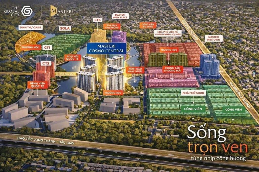 The global city  masteri cosmo central giỏ hàng chọn lọc căn 2pn giá tốt 9,2 tỷ