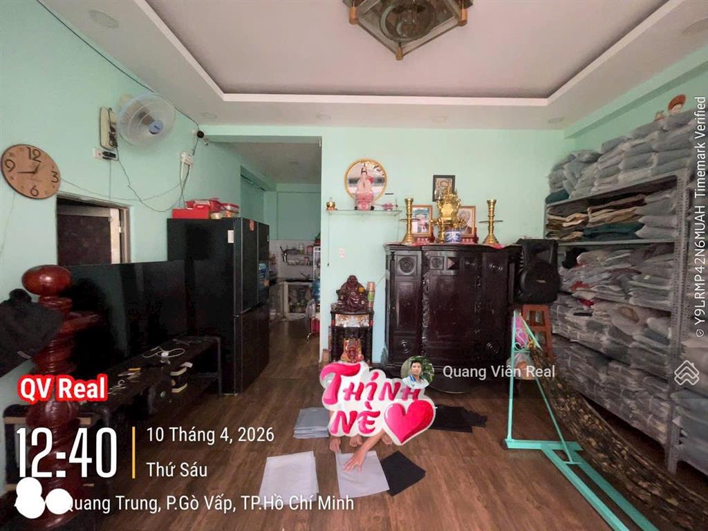 Bán nhà 50m2 4pn  ngang 6m  gần mặt tiền quang trung  chỉ hơn 4 tỷ