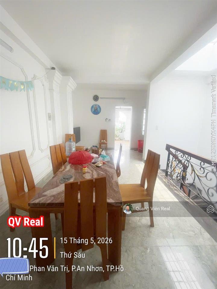 Nhà 6 tầng 85m2 , 6pn, thang máy đối diện emart phan văn trị  hơn 16t