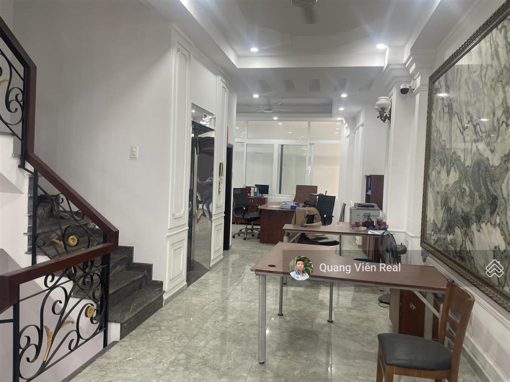 Nhà 6 tầng 85m2 , 6pn, thang máy đối diện emart phan văn trị  hơn 16t