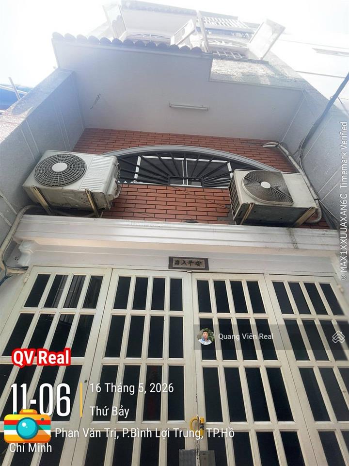 Hiếm nhà nở hậu 3pn,3wc, sân thượng cách 1 căn ra hxh phan văn trị  chỉ hơn 4 tỷ