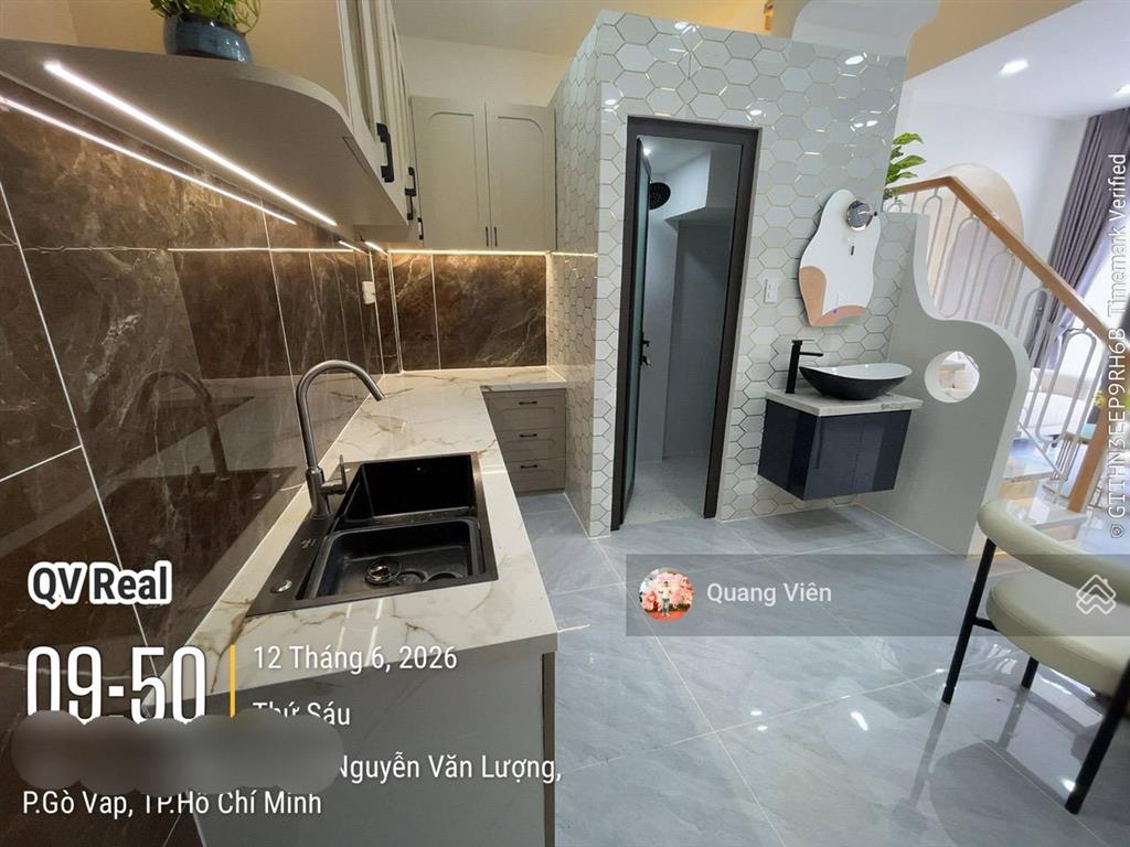 Siêu phẩm lô góc 2 mặt hxh nguyễn văn lượng, 3 tầng 3pn 3wc, full nội thất, chỉ 5x tỷ tl
