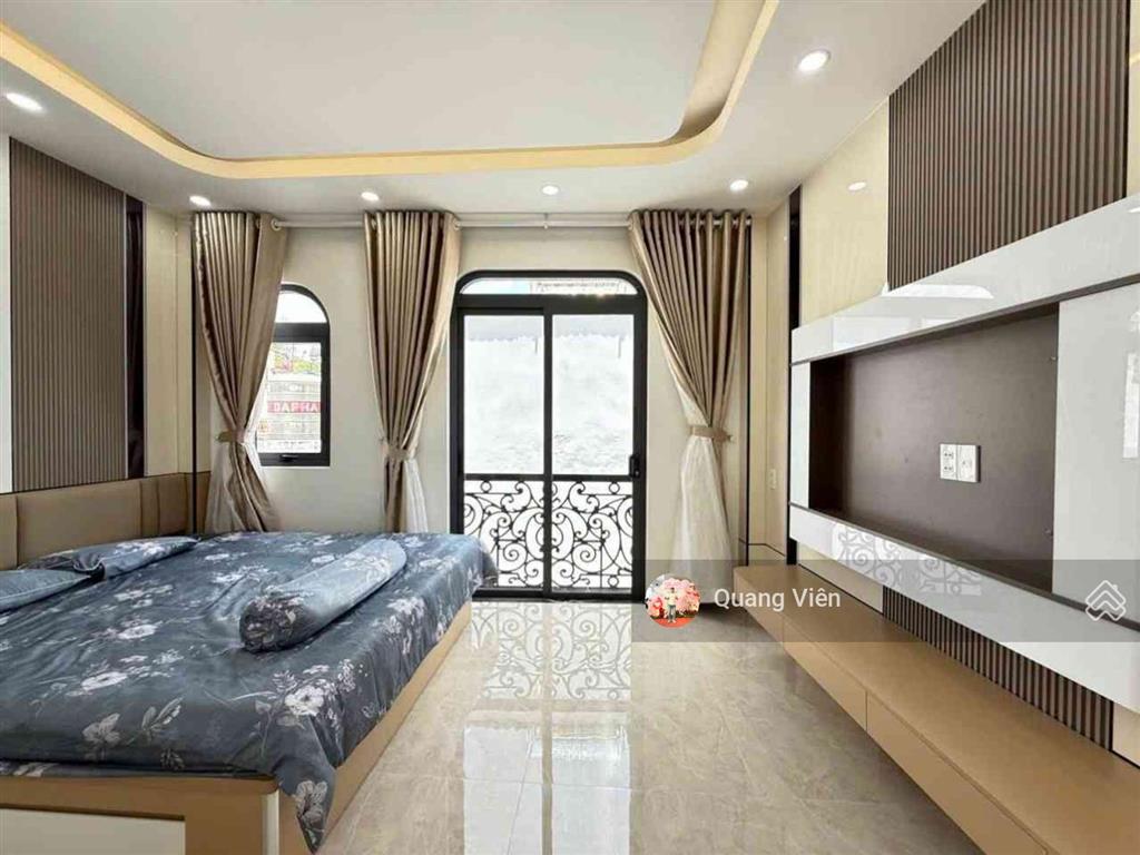 Siêu phẩm nhà mới 4 tầng quang trung, gần ngã 6  4pn, 4wc  hơn 6 tỷ