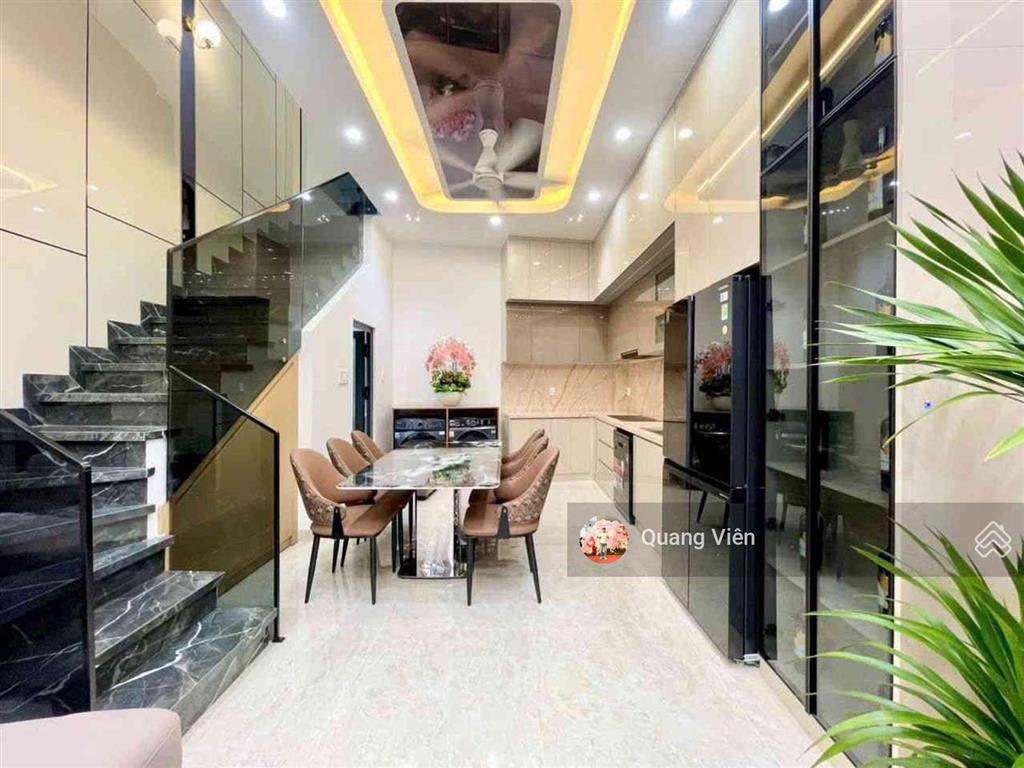 Siêu phẩm nhà mới 4 tầng quang trung, gần ngã 6  4pn, 4wc  hơn 6 tỷ