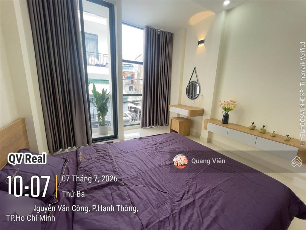 Nhà mới full nội thất hxh thông nguyễn văn công, gò vấp chỉ hơn 5 tỷ