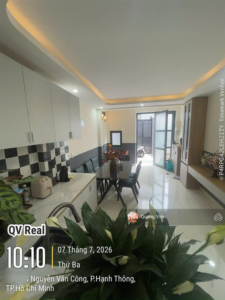 Nhà mới full nội thất hxh thông nguyễn văn công, gò vấp chỉ hơn 5 tỷ