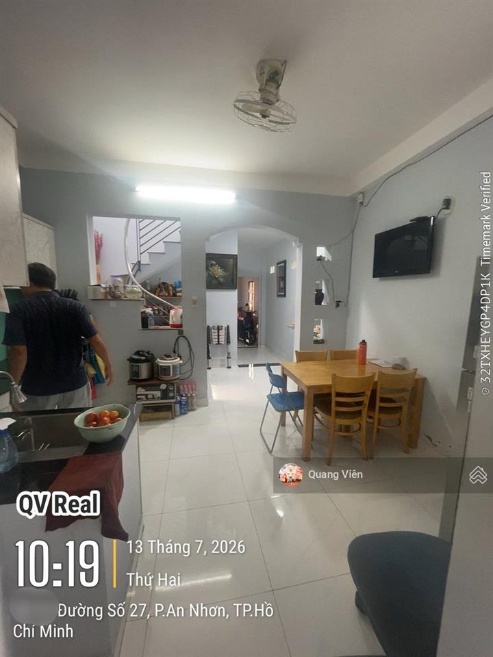 Nhà đẹp 65m2  4pn, ban công giếng trời thoáng mát  lê đức thọ  chỉ nhỉnh 5 tỷ