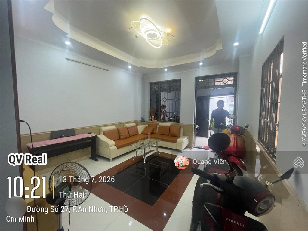 Nhà đẹp 65m2  4pn, ban công giếng trời thoáng mát  lê đức thọ  chỉ nhỉnh 5 tỷ