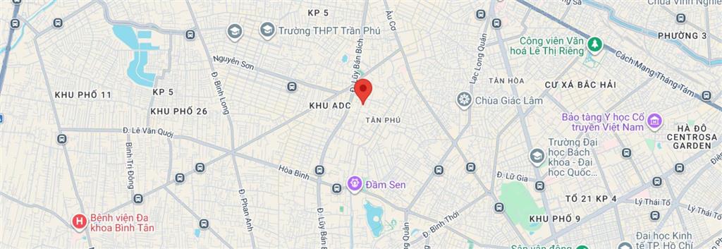 Nhà 1 sẹc sát tô hiệu tân phú ngang 4m dài 18m giá 5.6 tỷ + 2 tầng kiên cố + sổ riêng hoàn công