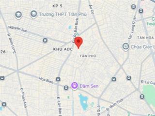 Nhà 1 sẹc sát tô hiệu tân phú ngang 4m dài 18m giá 5.6 tỷ + 2 tầng kiên cố + sổ riêng hoàn công