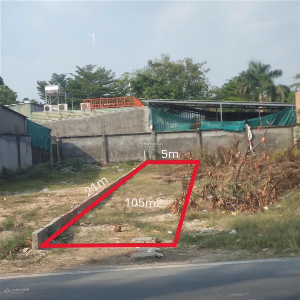 Bán nhanh 105m2 đường cây trôm, gần ngã ba mỹ khánh phước hiệp. sổ hồng riêng giá full 950tr.