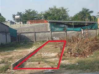 Bán nhanh 105m2, mặt tiền đường cây trôm, gần ngã ba mỹ khánh phước hiệp . sổ hồng riêng giá 950tr.