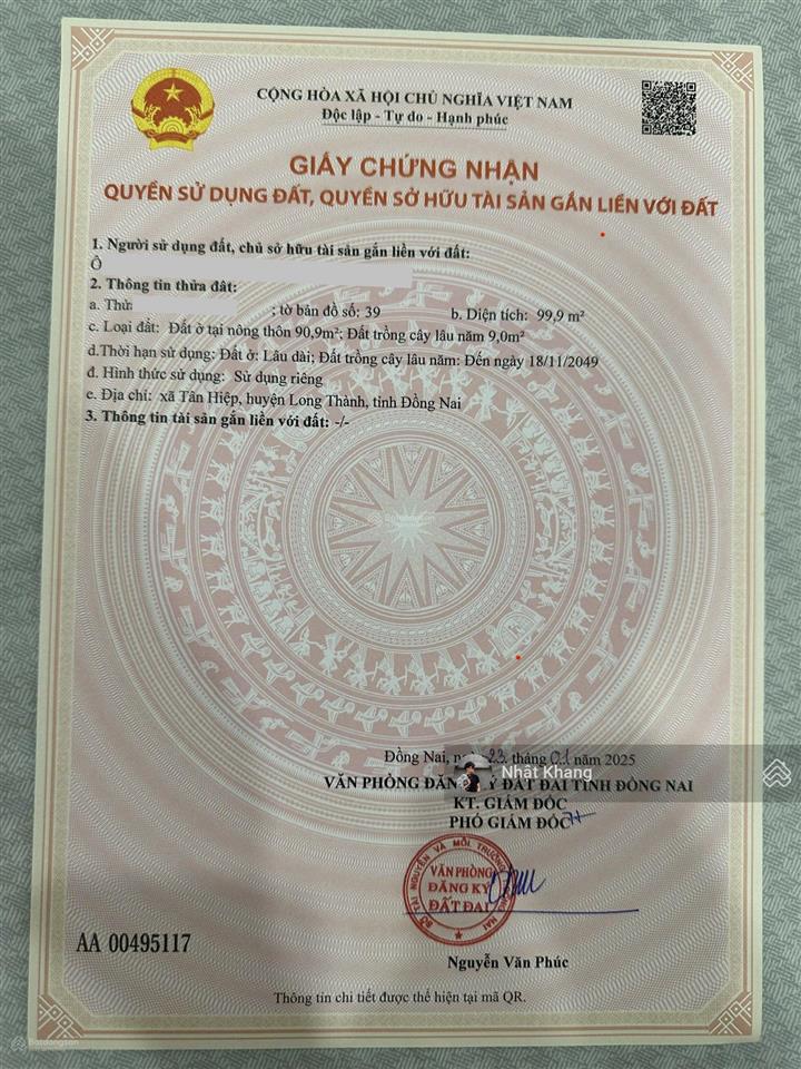 Ngộp vốn bán gấp đất tl15 với 107m2 rẻ hơn thị trường 300tr, đường ô tô, sổ hồng riêng. chính chủ