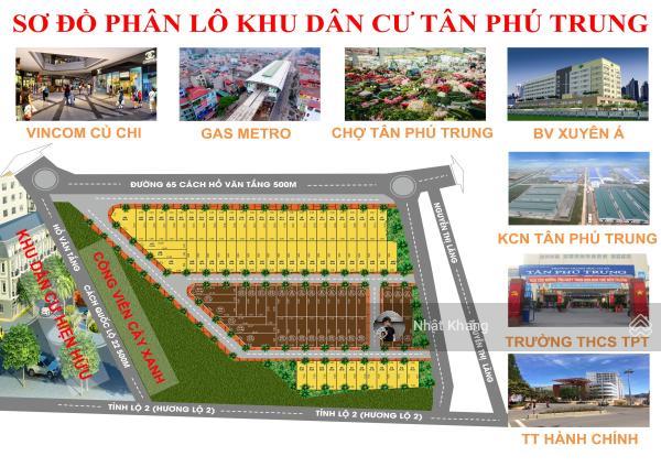 Chủ cần xoay dòng tiền nên bán nhanh 86m2 đất thuộc kdc tân phú trung với giá 70% thị trường shr