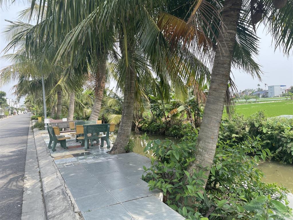 [sổ đỏ chính chủ] 227m² đất biệt thự view kênh  tuyến 2 đường 402 minh tân  gần ga nam hải phòng