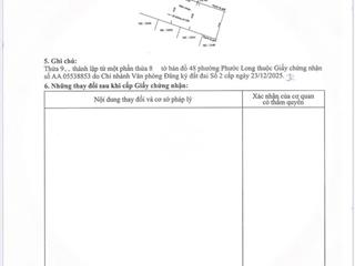 Bán đất dự án phân lô đường 339 đỗ xuân hợp gần chợ phước long b q9 nền số 11 (66.7m2) 7.350 tỷ
