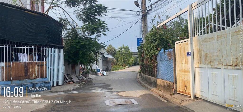 Bán đất ở hiện hữu đường 963 khu nguyễn duy trinh, gần chợ long trường q9 cũ (59,7m2) 4,950 tỷ