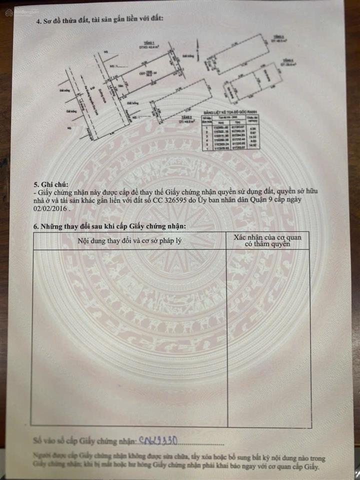 Bán nhà ở khu phân lô hiện hữu 4 tầng đường nguyễn duy trinh gần chợ long trường (56m²) 6.9 tỷ