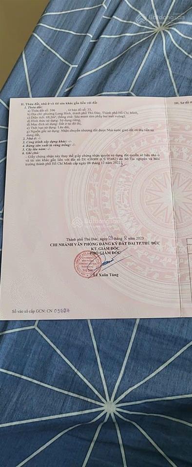 Bán đất ở tại đô thị dự án phân lô xd 4 tầng đường xa lộ hà nội gần kdl suối tiên (68m2) 4.2 tỷ