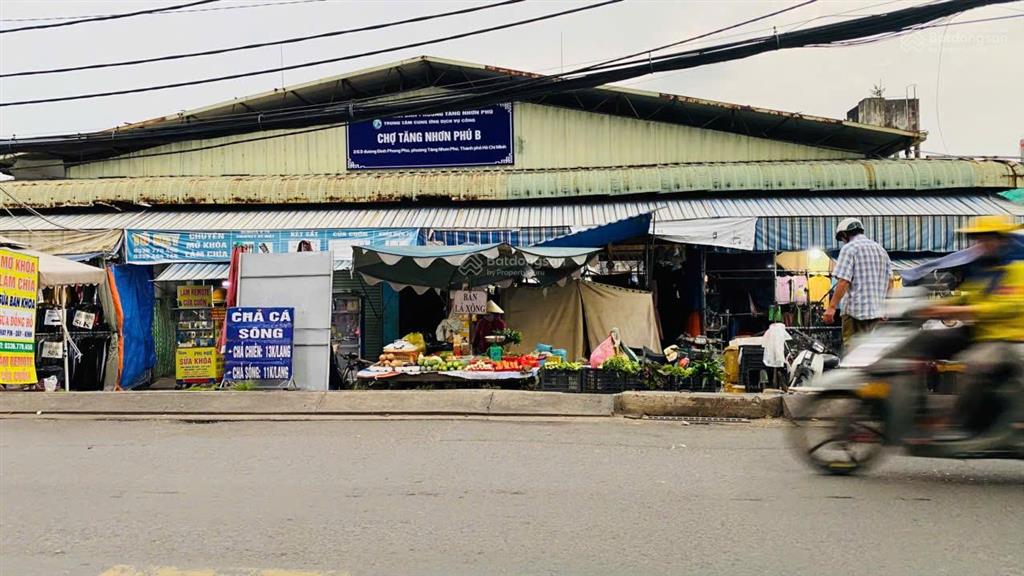 Bán đất ở hiện hữu được xd 5 tầng đường đình phong phú gần chợ tăng nhơn phú b (65m²) 5.5 tỷ