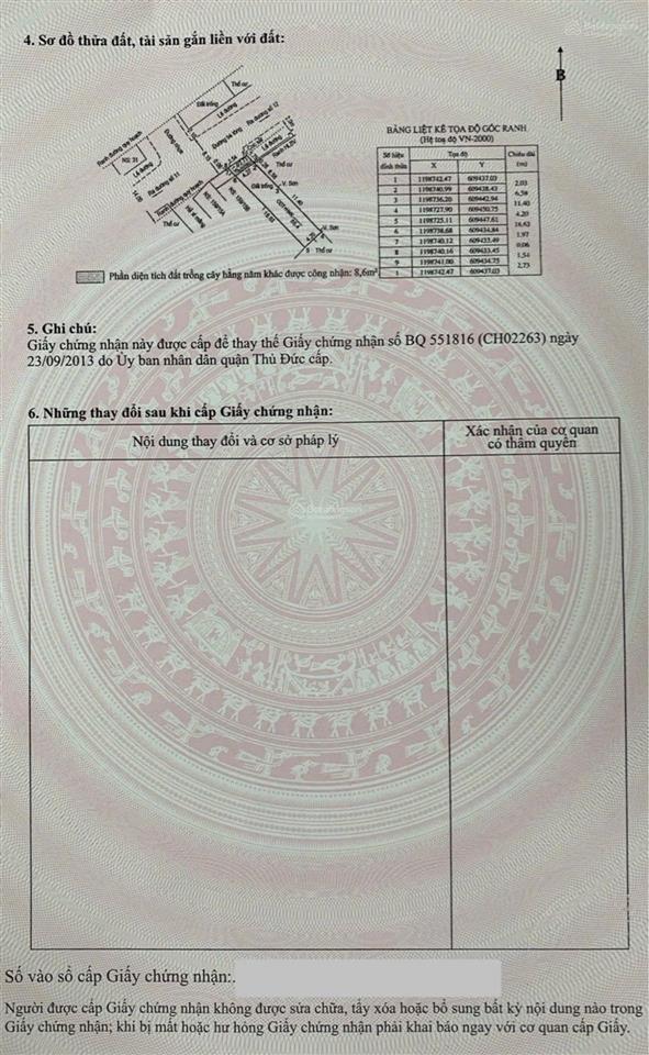 Bán đất ở hiện hữu được xây dựng 5 tầng đường số 11 gần chợ thủ đức (85m2) 8.2 tỷ