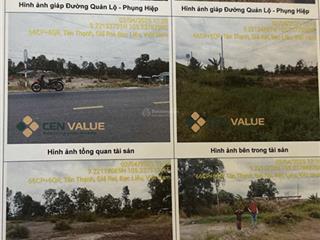 Chính chủ cần chuyển nhượng đất mặt tiền đường quản lộ phụng hiệp, tỉnh cà mau