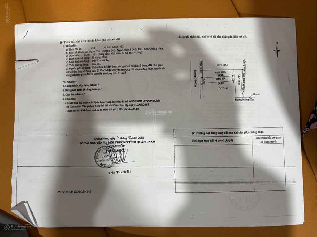 Đất tại 501 trần hưng đạo, giá cực chất 49 triệu/ m2, 102m2