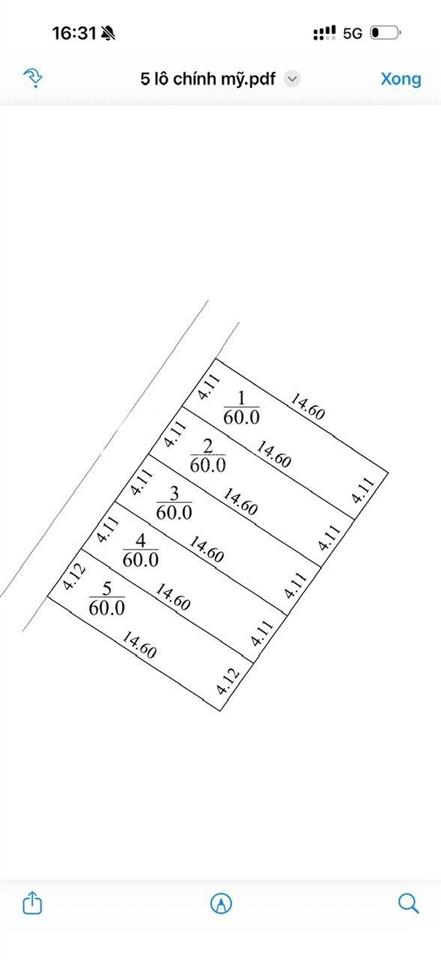Cắt lỗ bán lô đất tại chính mỹ, phường lê ích mộc