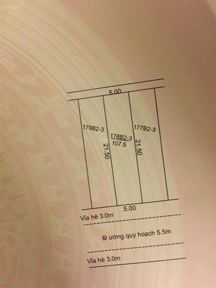 Chính chủ cần bán đất khu tđc nhà vườn hòa ninh, hòa vang 107,5 m2