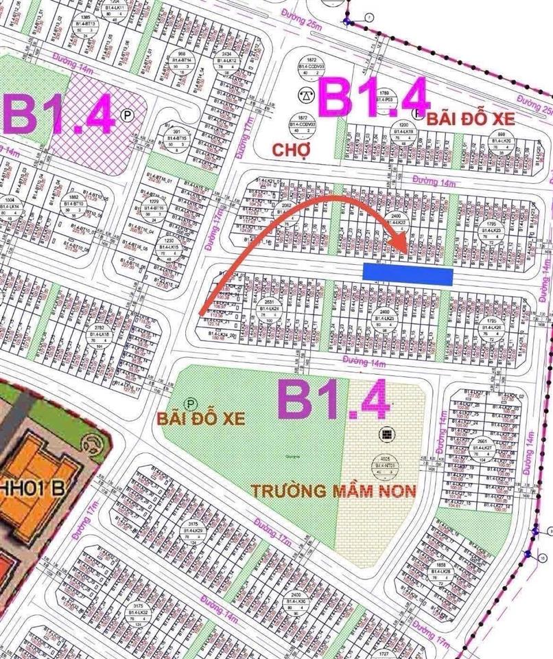 Chỉ với 8,3 tỷ quý khách đã sở hữu lô liền kề 100m tại kđt thanh hà cienco5. hà đông, hà nội