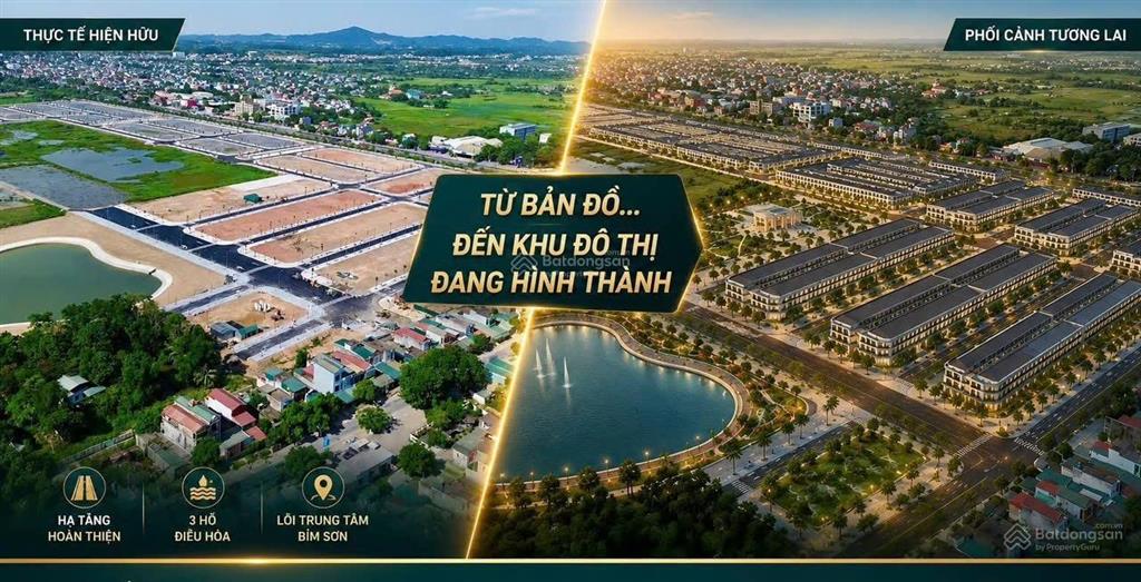 Chỉ hơn 1 tỷ sở hữu 1 lô đất ngay trung tâm bỉm sơn thanh hoá sổ hồng trao tay
