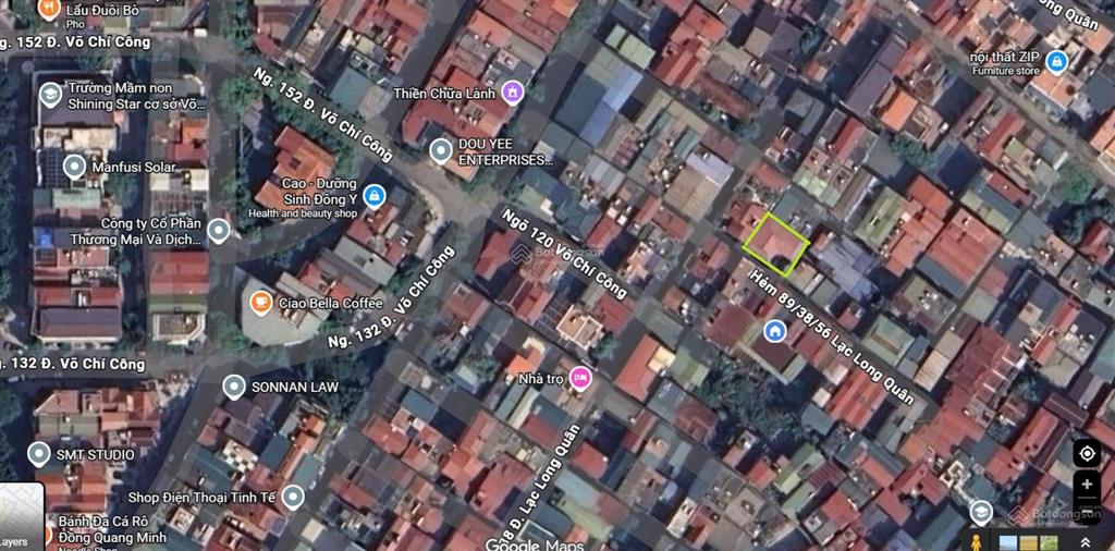 Bán nhà trong ngõ 89 lạc long quân, 116 m², mặt tiền 10.7m phù hợp đầu tư/chia lô/xây căn hộ