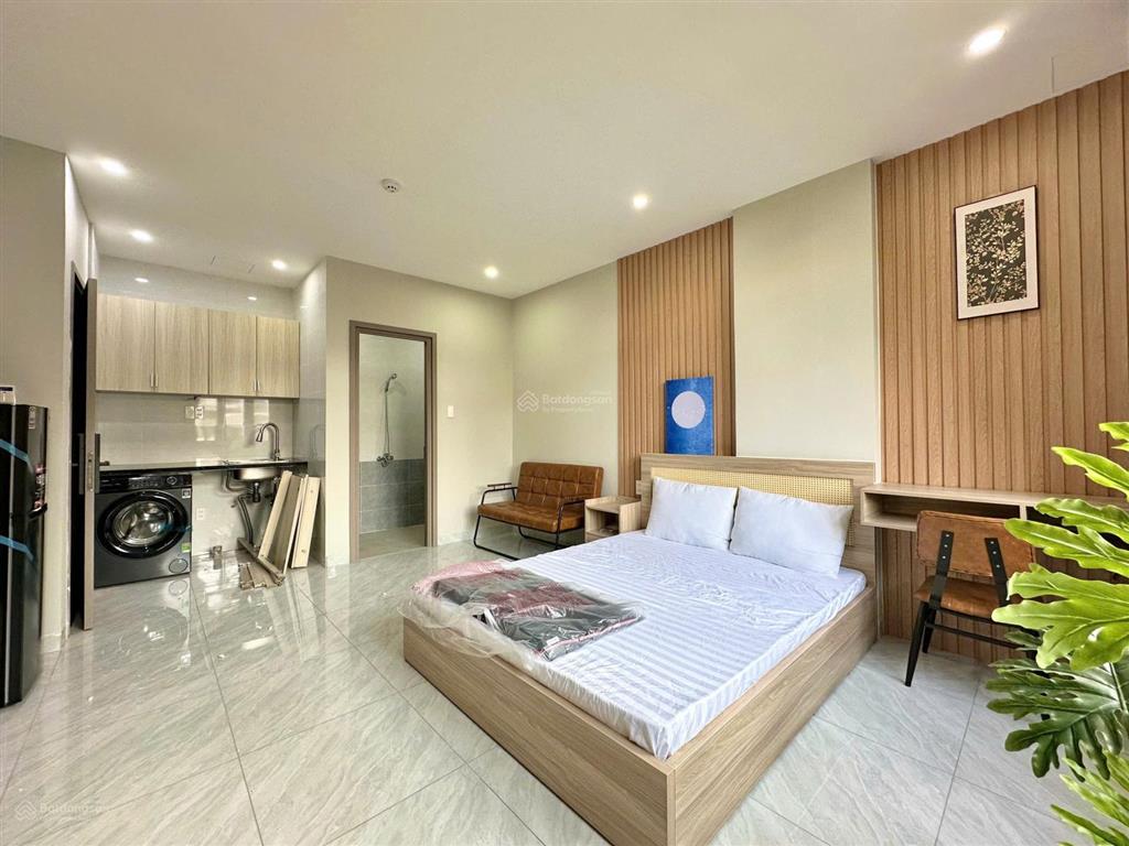 Đập hộp căn studio mới toanh  nội thất full  ngay đảo kim cương  giá 6.8 tr/th