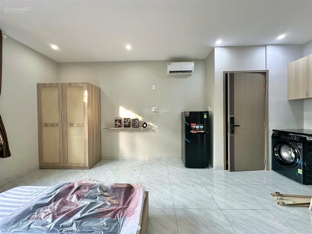 Đập hộp căn studio mới toanh  nội thất full  ngay đảo kim cương  giá 6.8 tr/th