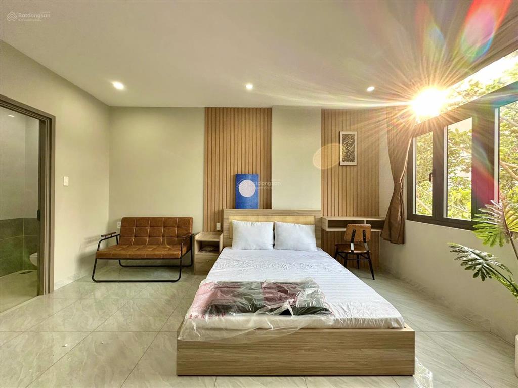 Đập hộp căn studio mới toanh  nội thất full  ngay đảo kim cương  giá 6.8 tr/th