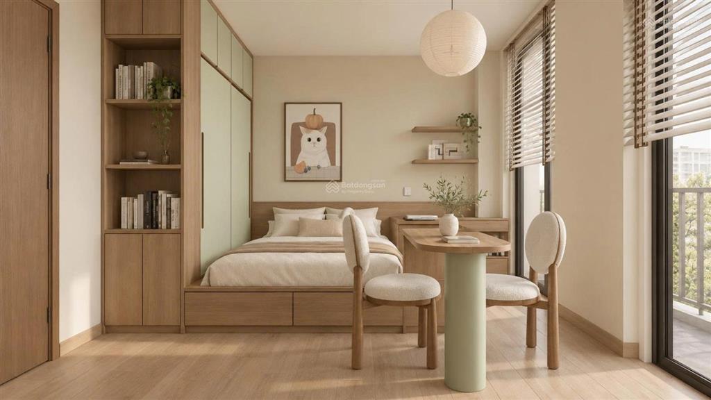 Cho thuê căn hộ studio ban công  nội thất full  nhiều tiện ích  trần não