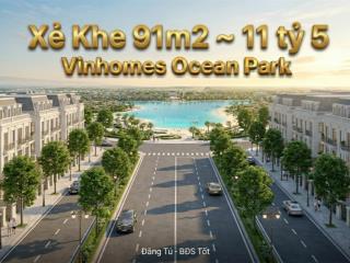 Bán gấp căn hộ 91m² giá 11 tỷ tại ocean park hưng yên