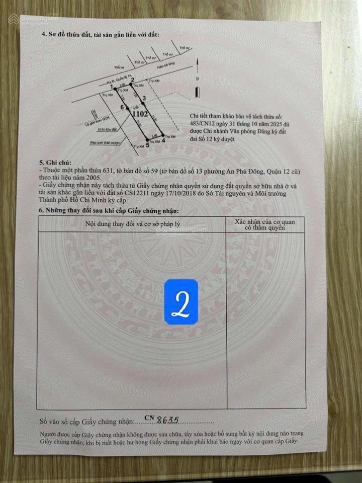 Bán đất tại an phú đông, quận 12, hồ chí minh
