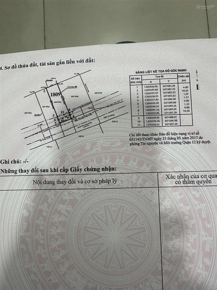 Bán đất thạnh xuân 52, phường thới an, quận 12, hồ chí minh, giá 2,68 tỷ, diện tích 50,04 m2
