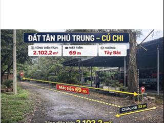 Chính chủ bán đất củ chi, có 92m² đất ở, phù hợp xây dựng đầu tư