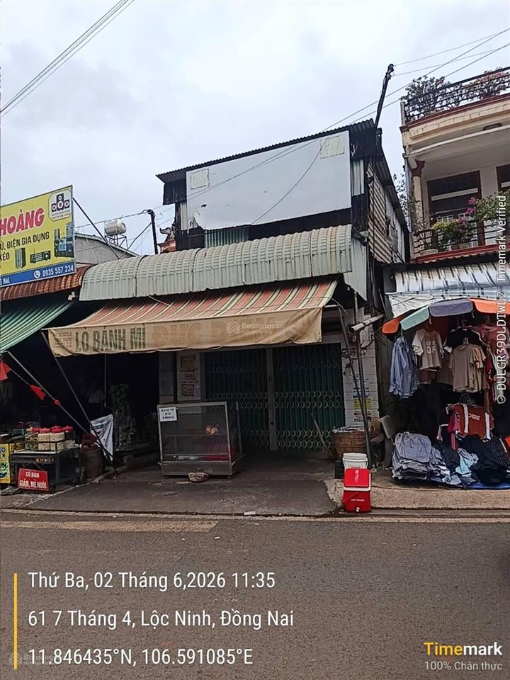 Lộc ninh bình phước tổng diện tích 1.690m² lô 1 177m² lô 2 1.513m²