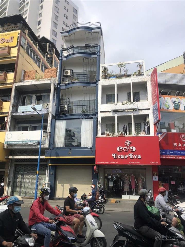 Bán nhà mặt tiền kinh doanh sầm uất hai bà trưng, p. tân định, quận 1dt 4.4x24mgiá 42 tỷ