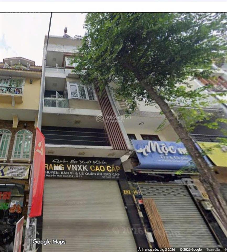Bán nhà mặt tiền nguyễn thái bình, p.4, tân bình, dt 4,5x10m, 5 tầng, giá 15 tỷ